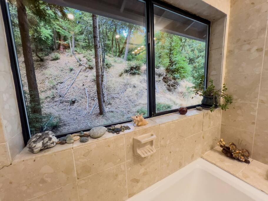 شقة Little House In The Redwoods With A Hot Tub! غاربرفيل المظهر الخارجي الصورة