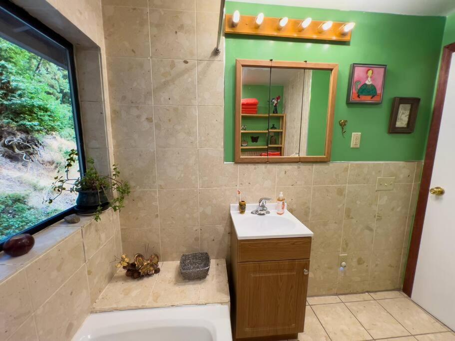 شقة Little House In The Redwoods With A Hot Tub! غاربرفيل المظهر الخارجي الصورة