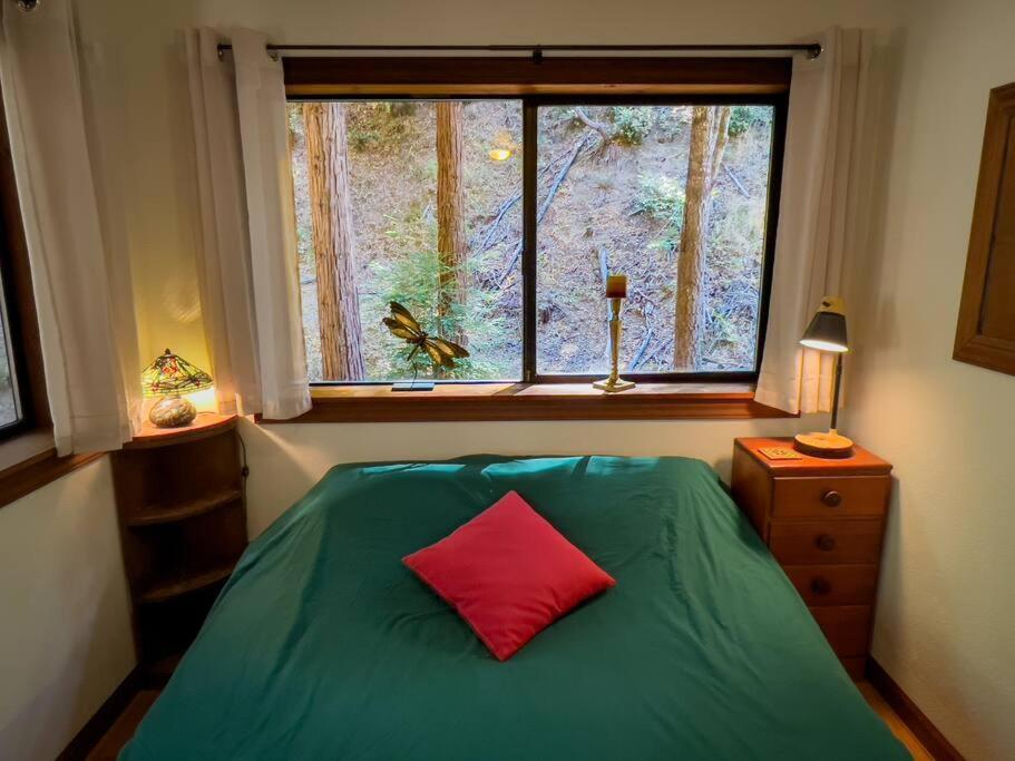 شقة Little House In The Redwoods With A Hot Tub! غاربرفيل المظهر الخارجي الصورة
