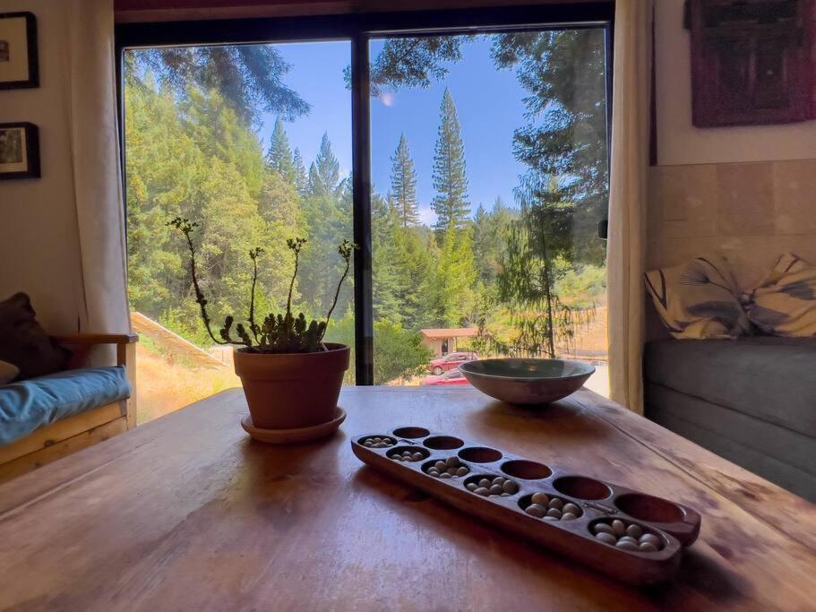 شقة Little House In The Redwoods With A Hot Tub! غاربرفيل المظهر الخارجي الصورة