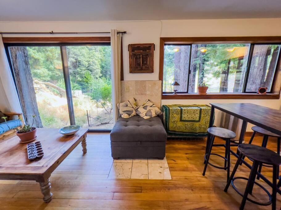 شقة Little House In The Redwoods With A Hot Tub! غاربرفيل المظهر الخارجي الصورة
